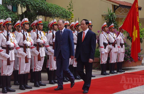 Đoàn Hội đồng An ninh Liên bang Nga thăm, làm việc với Bộ Công an