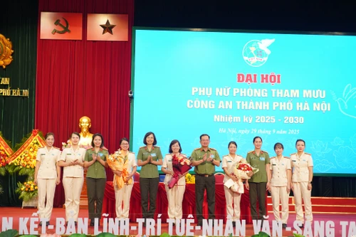 Đại hội Phụ nữ Phòng Tham mưu CATP Hà Nội: Phát huy truyền thống đoàn kết, kỷ cương, sáng tạo