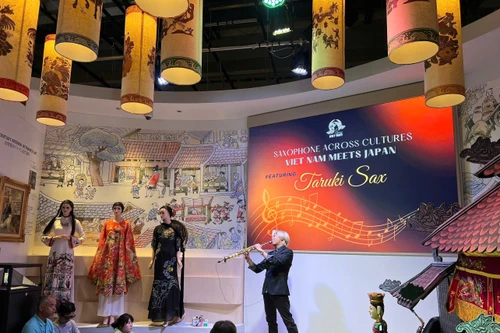 Nghệ sĩ saxophone Bảo Anh lưu diễn tại EXPO 2025, quảng bá âm nhạc đương đại Việt đến với thế giới