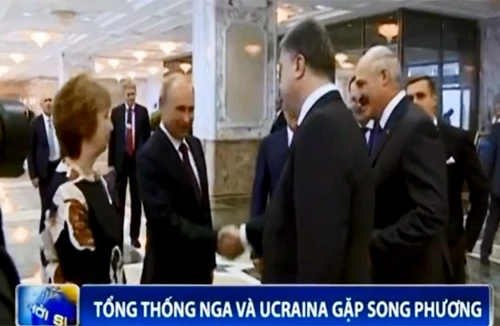 Tổng thống Nga và Ukraine gặp song phương