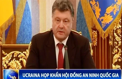 Ukraine họp khẩn Hội đồng an ninh quốc gia