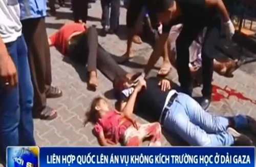 Liên Hợp Quốc lên án vụ không kích trường học ở dải Gaza