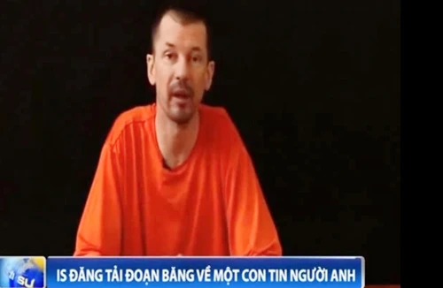 IS lại đăng tải đoạn băng về một con tin người Anh