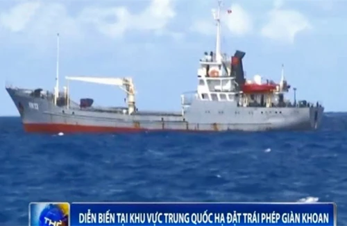 Diễn biến mới nhất tại khu vực Trung Quốc hạ đặt trái phép giàn khoan 981