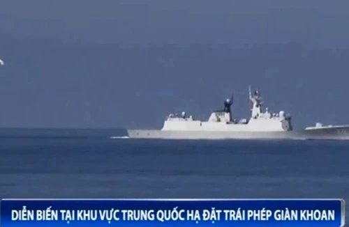 Diễn biến tại khu vực Trung Quốc hạ đặt trái phép giàn khoan