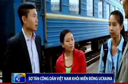 Sơ tán công dân Việt Nam khỏi miền Đông Ucraina