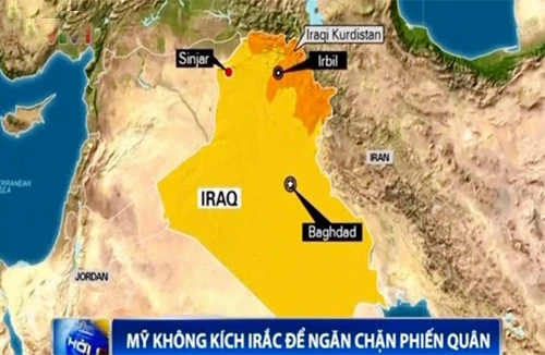 Mỹ không kích Iraq để ngăn chặn phiến quân