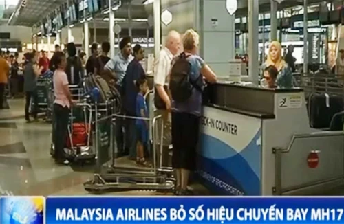 Malaysia AirLines bỏ số hiệu chuyến bay MH17