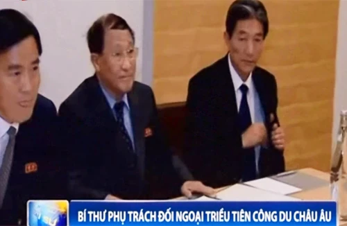 Bí thư phụ trách đối ngoại Triều Tiên công du châu Âu