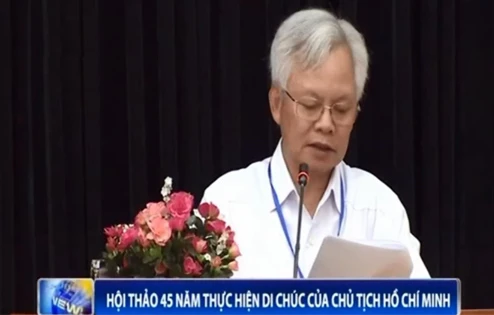 Hội thảo "45 năm thực hiện di chúc của Chủ tịch Hồ Chí Minh"