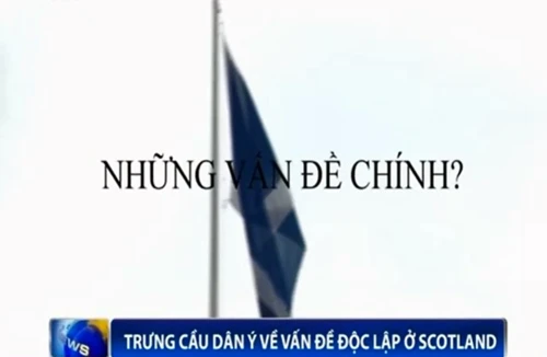 Trưng cầu dân ý về vấn đề độc lập ở Scotland