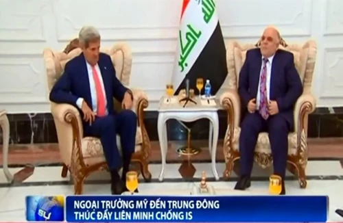 Ngoại trưởng Mỹ đến Trung Đông thúc đẩy liên minh chống IS