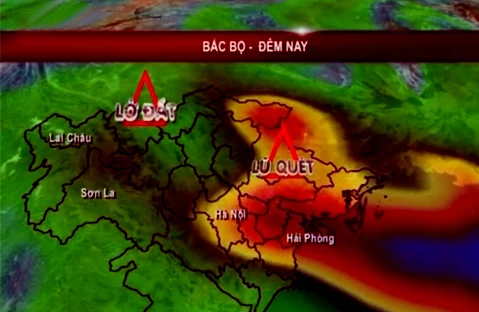 Bão số 2 cách Móng Cái 510km