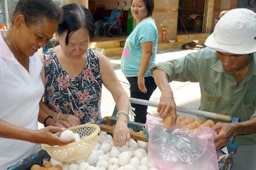 Trứng gà tăng giá