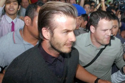 Beckham đã tới Hà Nội, báo chí không được chụp ảnh