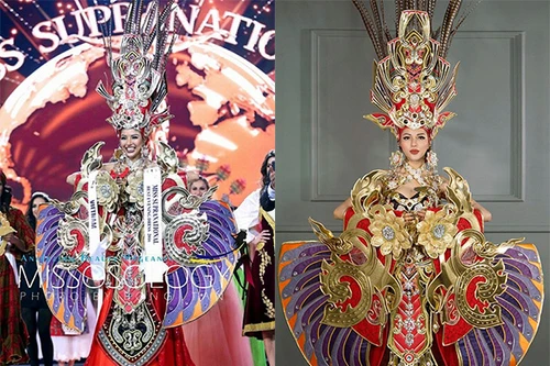 Khả Trang đoạt giải "Trang phục truyền thống đẹp nhất" tại Hoa hậu Siêu quốc gia