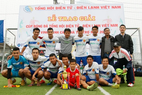 Báo ANTĐ vô địch giải bóng đá "Điện tử điện lạnh Việt Nam 2016"
