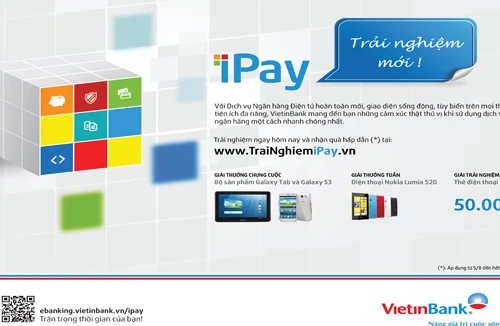 Trải nghiệm VietinBank iPay rinh trọn bộ SamSung Galaxy