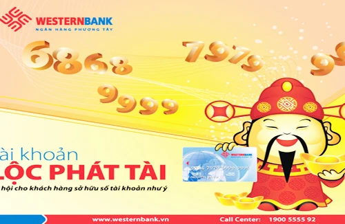Khách hàng được chọn tài khoản số đẹp tại WesternBank