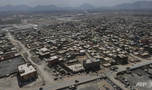 Thủ đô Kabul nhìn từ trên cao (Ảnh: AFP)