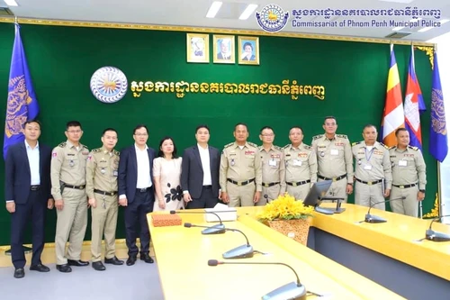 Việt Nam - Campuchia: Trao đổi kinh nghiệm công tác đảm bảo an ninh trật tự giữa Công an 2 Thủ đô