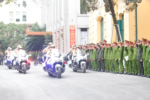 Giám đốc Công an Hà Nội phát lệnh ra quân tấn công, trấn áp các loại tội phạm, bảo đảm an ninh, trật tự Tết Nguyên đán Giáp Thìn 2024