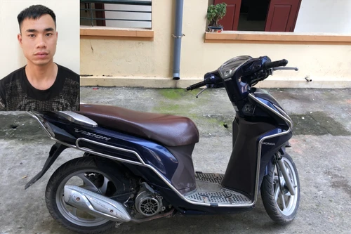 Truy xét nhanh đối tượng trộm cắp xe máy sau hơn 1 ngày gây án