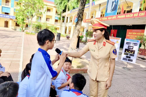 Để mỗi học sinh là một tuyên truyền viên giao thông