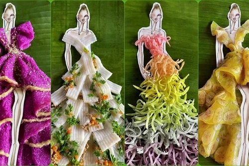 Bộ sưu tập thời trang độc đáo làm từ 20 loại bánh 