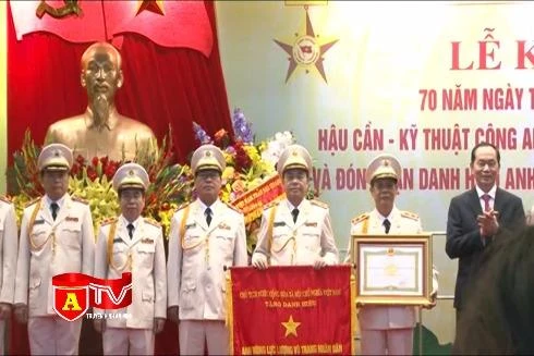 Lực lượng Hậu cần - kỹ thuật CAND kỷ niệm 70 năm ngày truyền thống