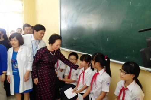 Phát động chiến dịch tiêm chủng vaccine sởi-rubella