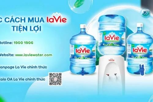 Mua La Vie chính hãng qua kênh số hóa: Cho nguồn nước khoáng thiên nhiên chảy trong triệu nhịp sống Việt