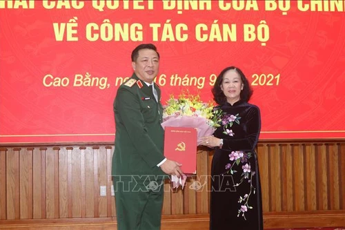 Trung tướng Trần Hồng Minh giữ chức Bí thư Tỉnh ủy Cao Bằng