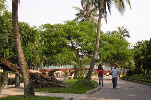 Thêm khu cây xanh, sân chơi tại quận Đống Đa