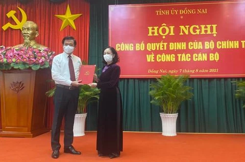 Ông Nguyễn Hồng Lĩnh giữ chức Bí thư Tỉnh ủy Đồng Nai