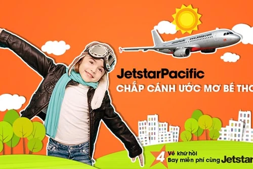 Jetstar Pacific tặng quà trẻ em dịp 1-6 
