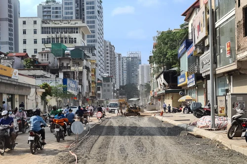 Dự án mở rộng đường Vũ Trọng Phụng sẽ về đích vào giữa tháng 11/2021
