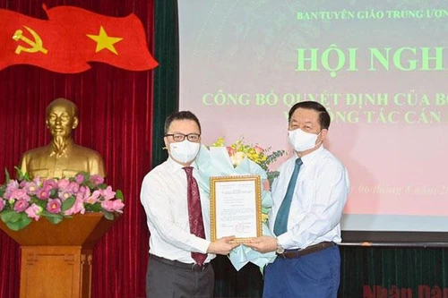 Ông Lê Quốc Minh làm Phó Trưởng ban Tuyên giáo Trung ương