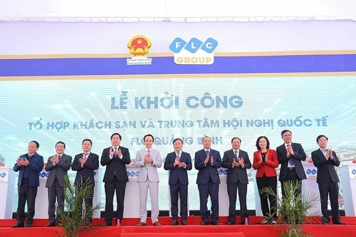 Khởi công tổ hợp khách sạn 5 sao và Trung tâm hội nghị quốc tế tại đại dự án FLC Quảng Bình