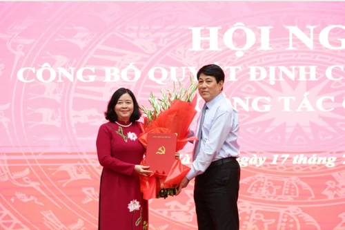 Đồng chí Bùi Thị Minh Hoài giữ chức Bí thư Thành ủy Hà Nội