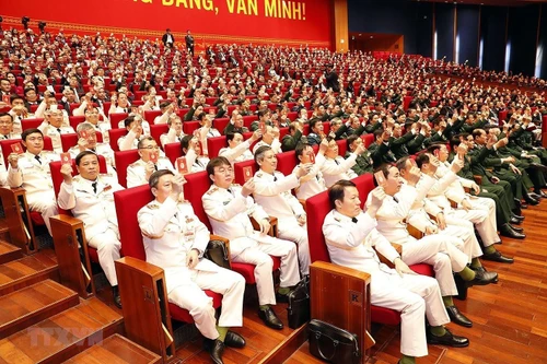 Ngày làm việc đầu tiên Đại hội Đảng XIII: 1.587 người được triệu tập đều đủ tư cách đại biểu Đại hội