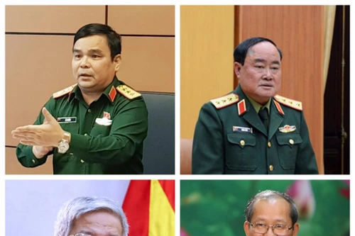 Bốn Thượng tướng quân đội thôi giữ chức Thứ trưởng Bộ Quốc phòng