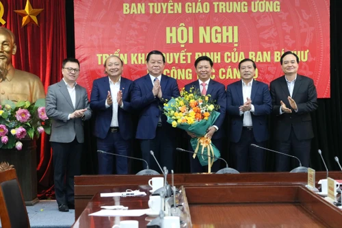 Ông Trần Thanh Lâm được bổ nhiệm giữ chức Phó trưởng Ban Tuyên giáo Trung ương