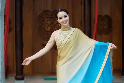 Ngơ ngẩn trước "vẻ đẹp Ấn Độ" của Mai Thu Huyền