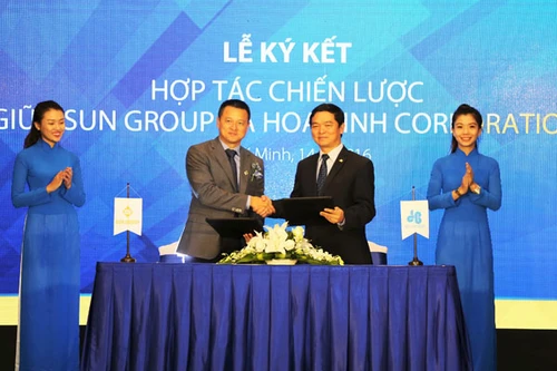 Tập đoàn Sun Group hợp tác chiến lược với Hòa Bình Corp