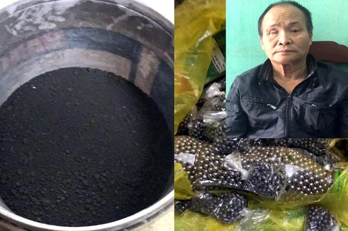 Bắt quả tang đối tượng tàng trữ 17kg thuốc nổ và đạn súng tự chế