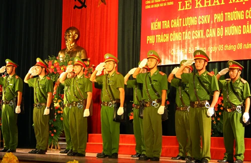 Sẽ trưởng thành hơn qua đợt kiểm tra chất lượng Cảnh sát khu vực