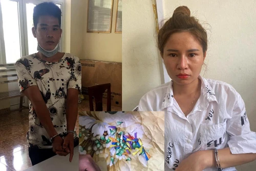 Cặp đôi tàng trữ trái phép chất ma tuý vừa dùng vừa bán kiếm lời