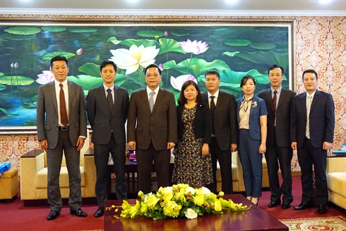 Đoàn Đại sứ quán Nhật Bản chào xã giao và làm việc với Giám đốc CATP Hà Nội