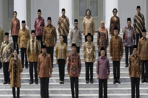Nội các mới gồm 8 nữ bộ trưởng của Indonesia chính thức ra mắt